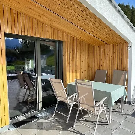 Haus Nordketten Blick Schönberg im Stubaital