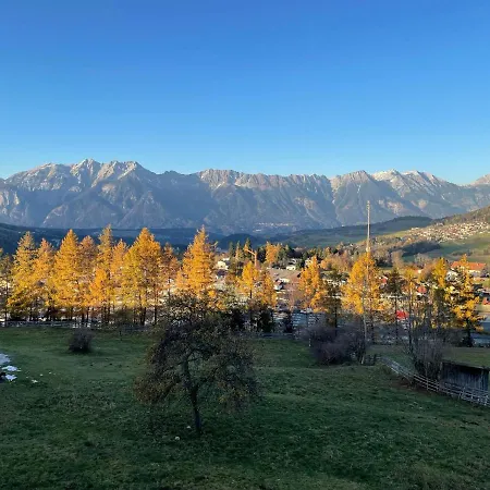 Haus Nordketten Blick Schönberg im Stubaital